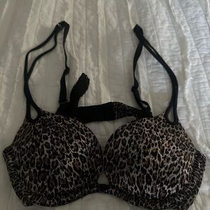 Leopard Print Women's Bra